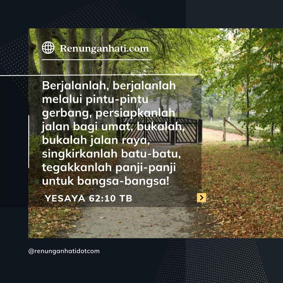 Berjalan Menurut Ketentuan Allah