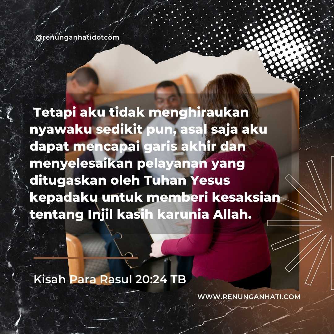 Menyelesaikan Pelayanan tentang Injil