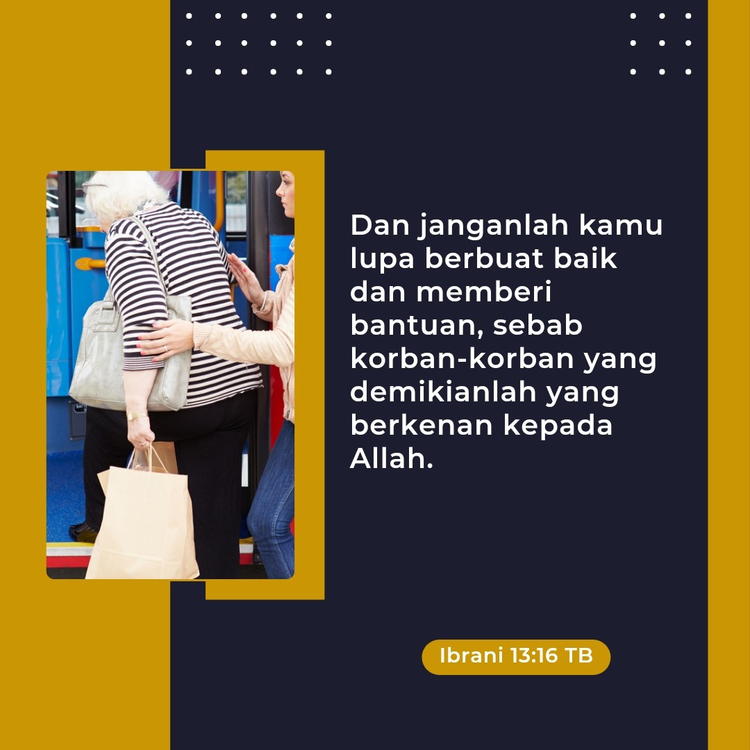 Jangan Lupa Berbuat Baik dan Memberi Bantuan